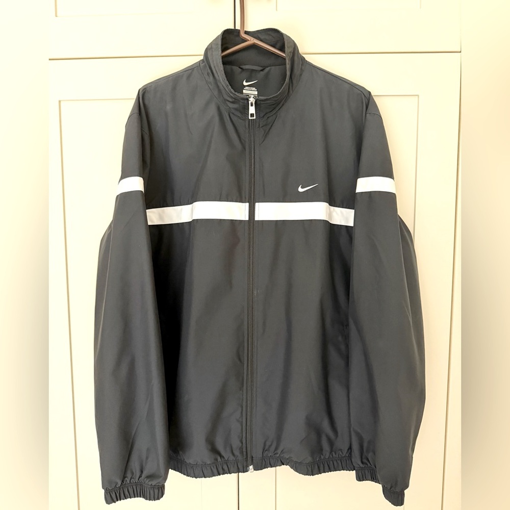 Nike Men's Black Athletic Jacket Size XL